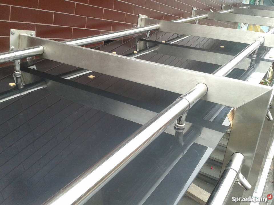 Aluminiowe daszki na dowolny wymiar kształt Piwniczna-Zdrój sprzedam
