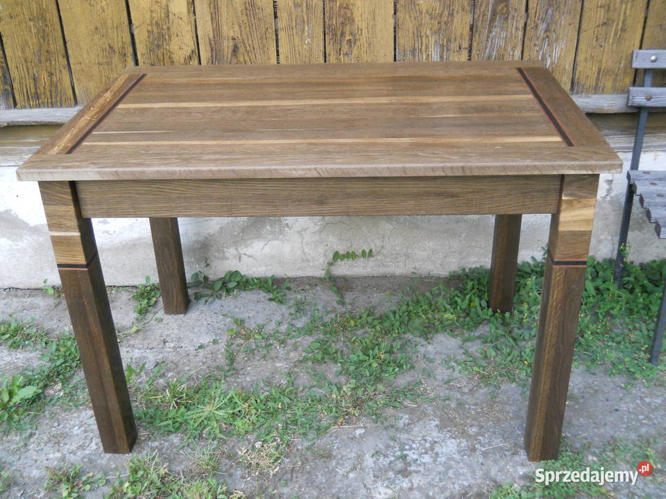 Stół dębowy ze starego drewna