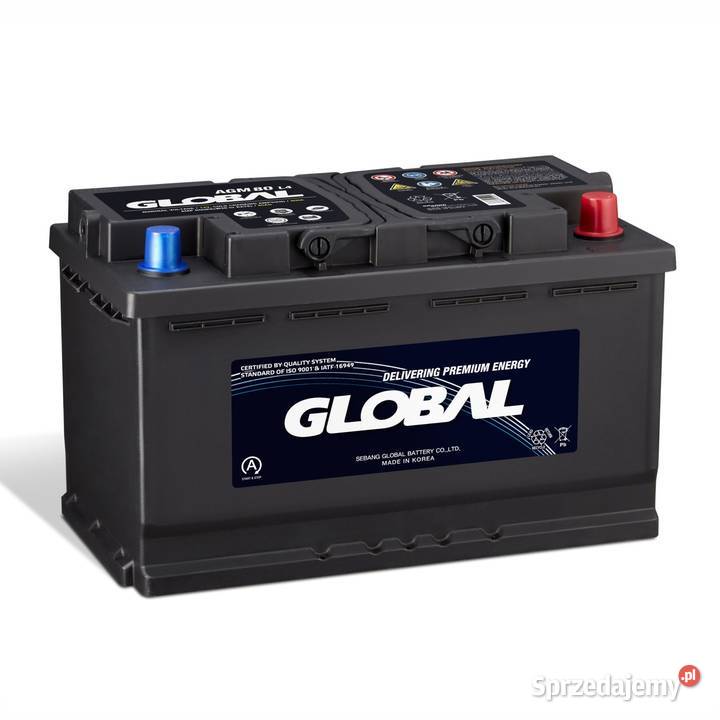 Akumulator Global AGM STARTSTOP 80Ah 800A Mielec