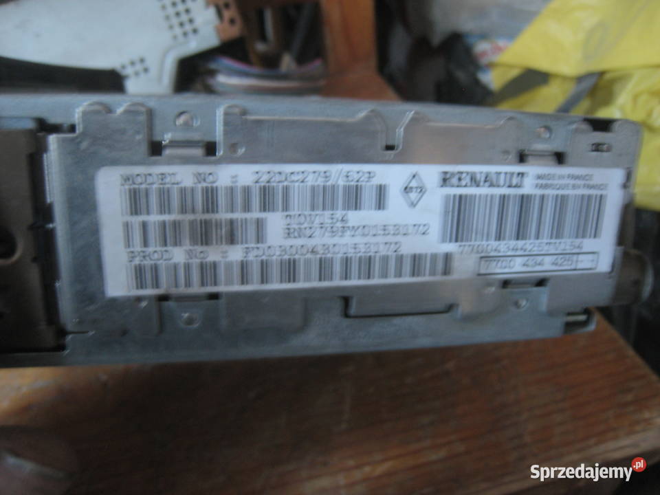 Radio oryginalne Renault 1 DIN Scenic I Megane I Radioodtwarzacze Kraków