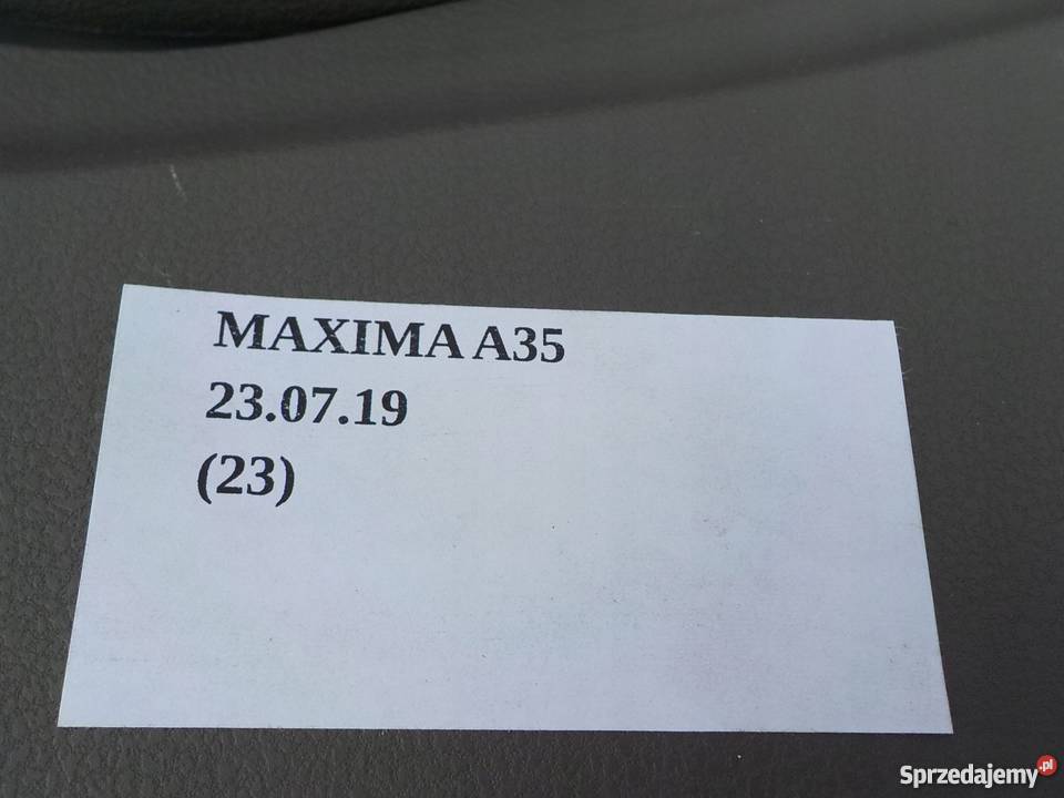 PLASTIK OSŁONA ZAŚLEPKA NISSAN MAXIMA A35 Nowy Tomyśl