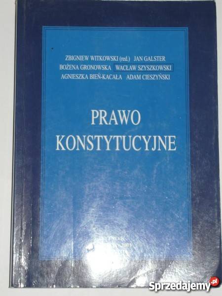 PRAWO KONSTYTUCYJNE WITKOWSKI ZBIGNIEW Podręczniki łódzkie Łódź