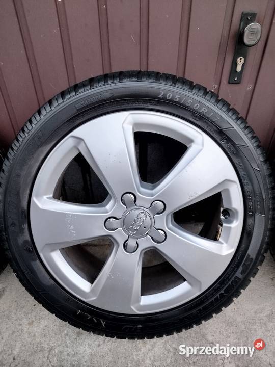 Alufelgi z oponami zimowymi Audi a 3 8v 17 Pajęczno