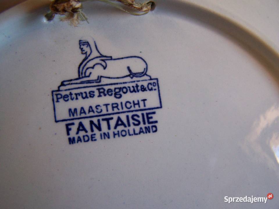 Talerz do powieszenia Petrus Regout fantazja Koszalin