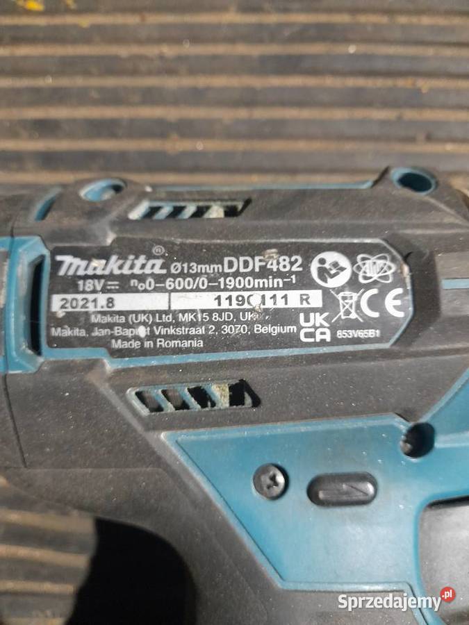 Wkrętarka wiertarka makita ddf482 nowa Rawa Mazowiecka