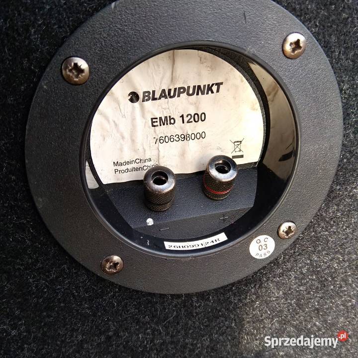 Blaupunkt EMb 1200 Subwoofer do auta 150600 W 12 Świebodzice