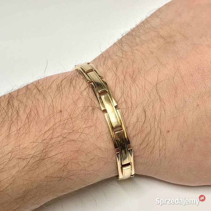 Złota BRANSOLETKA damska 14K MASYWNA cudowna Warszawa