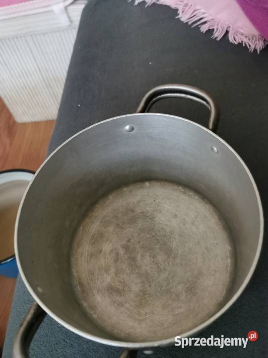 Garnek aluminiowy PRL