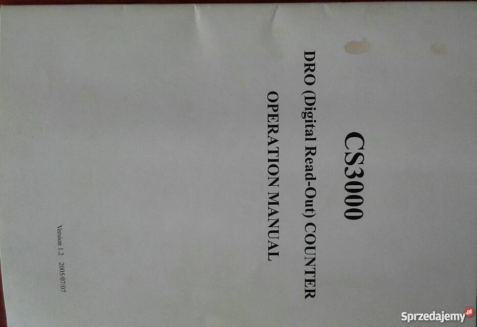 Czytnik położenia 3 osiowy CS3000 Zabrze
