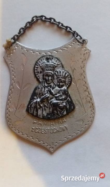 Stary ryngrafMedalionPamiątka z Częstochowy