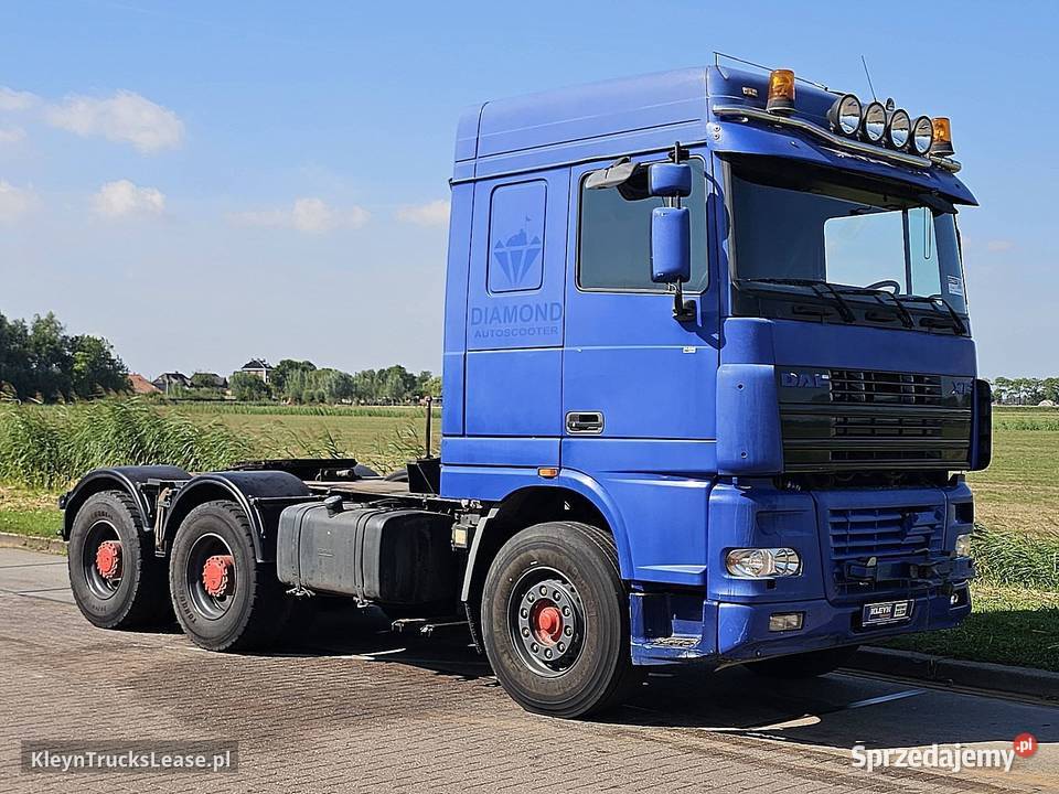 DAF XF 95380 6X4 FULL STEEL EURO3 ciągnik sprowadzony