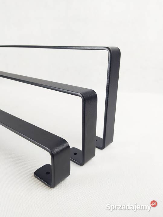 Zestaw wieszaków ręcznikowych 70 metalowy czarny czarny Kraków