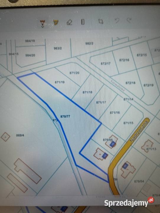 Działka RZEKĄ mazowieckie Myszyniec