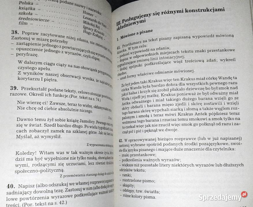 Język i my 1 Język polski S Dubisz M Nagajowa lubelskie Chełm