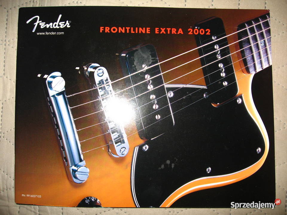 Fender Frontline 2002 brochure catalog katalog Fender Kępice