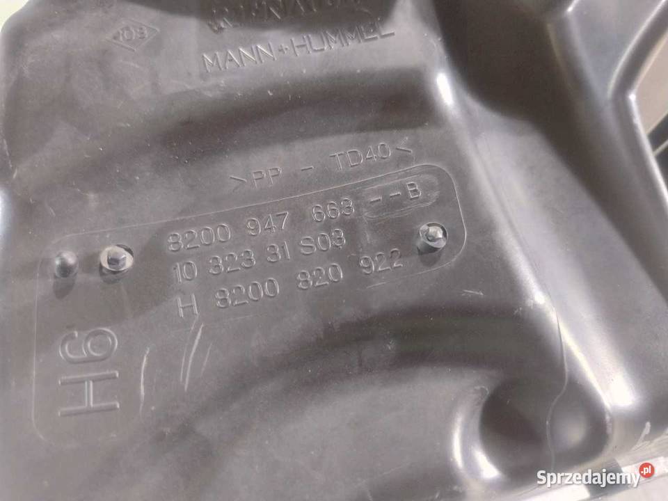 OBUDOWA FILTRA POWIETRZA ORYGINAŁ RENAULT SCENIC wielkopolskie