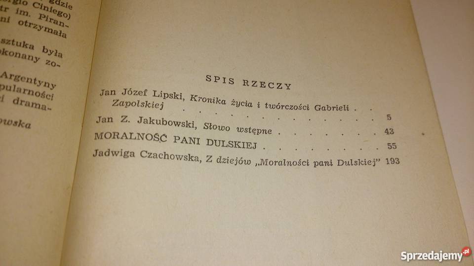 Gabriela Zapolska Moralność pani Dulskiej śląskie Rogoźnik