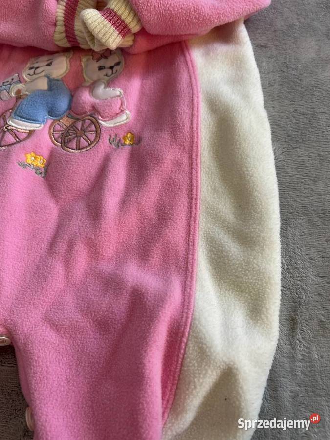 Pajacyk body dziecięce różowe