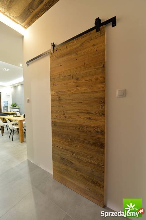 Alldeco solidne drzwi ze starego drewna