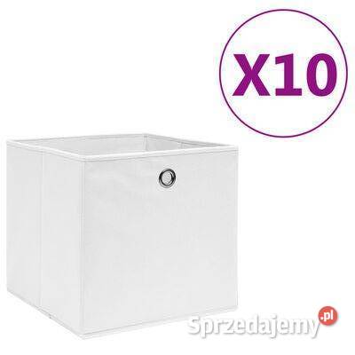vidaXL Pudełka z włókniny 10 28x28x28 Warszawa