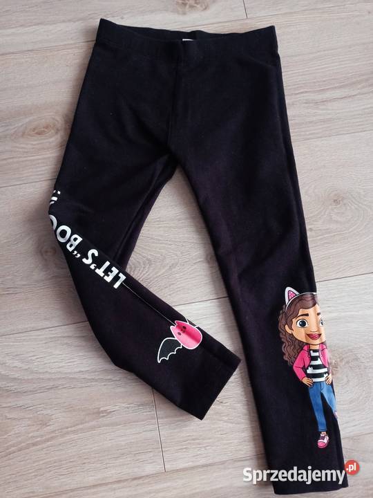 Legginsy getry dziewczęce czarne Domek Koci Gabi Płock
