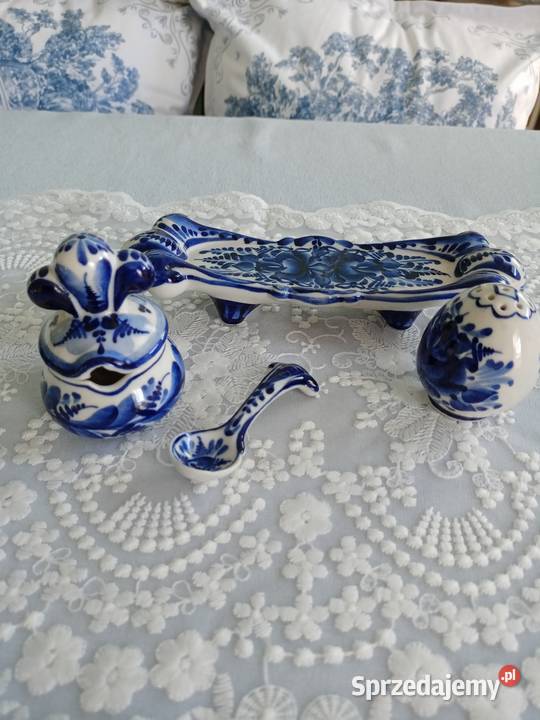 Zestaw porcelana GZHEL wielkopolskie Poznań sprzedam