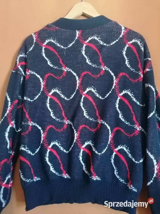 Sweter damski rozpinany wzorzystyDzianina Łódź