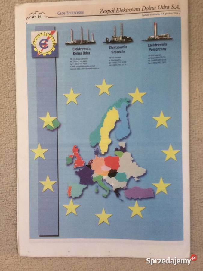 3463 Zespół Elektrowni Dolna Odra SA W Unii Antykwariat Szczecin