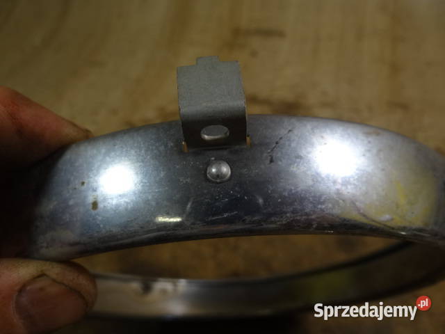 ramka lampy MZ TS ETS ETZ chromowana org DDR Żary