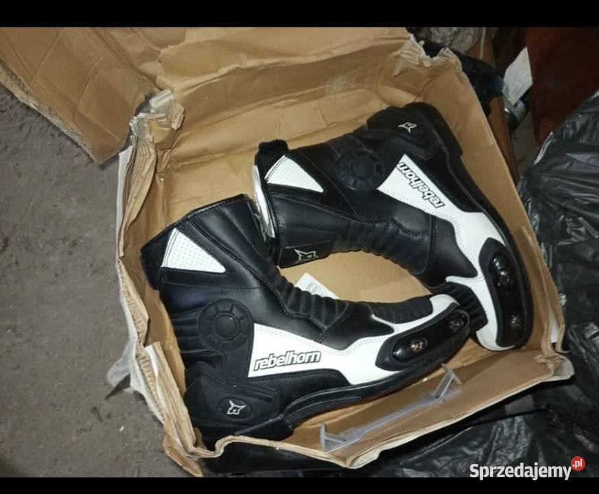 Buty Rebelhorn Street BlackWhite rozmiar 41 Buty motocyklowe sprzedam