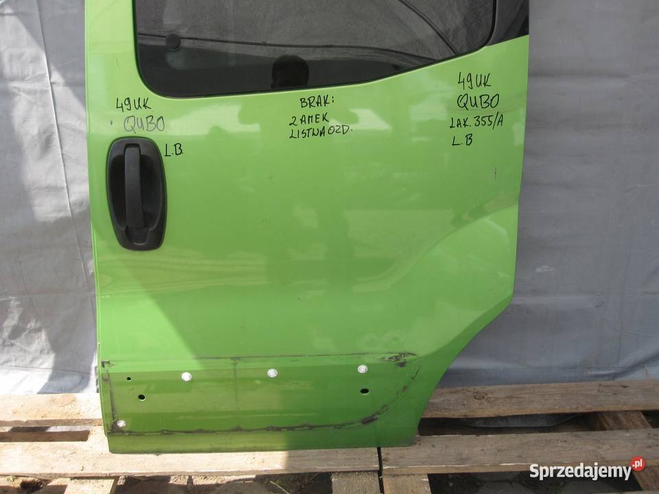 FIAT QUBO 13r drzwi przesuwne boczne lewe