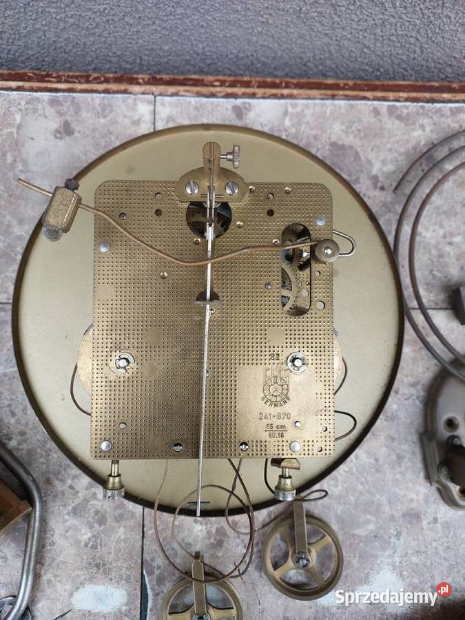 186 Zestaw mechanizm zegara linkowego FHS Hermle Tczew