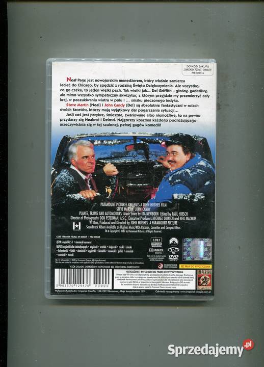 samochody Pociągi i Samoloty Steve Martin John Szczecin sprzedam