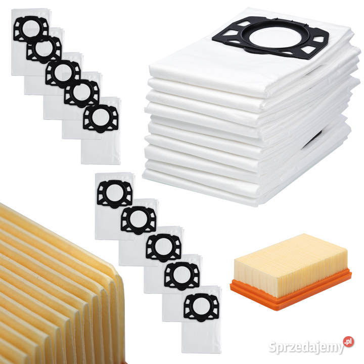 Worki i Filtr do Odkurzacza do Krcher WD4WD6 10 Ludźmierz