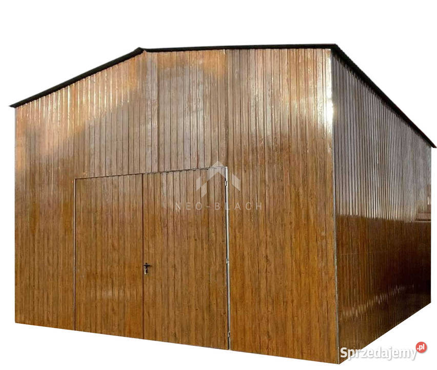Hala blaszana Garaż blaszany 6x6m Brama mazowieckie Ciechanów