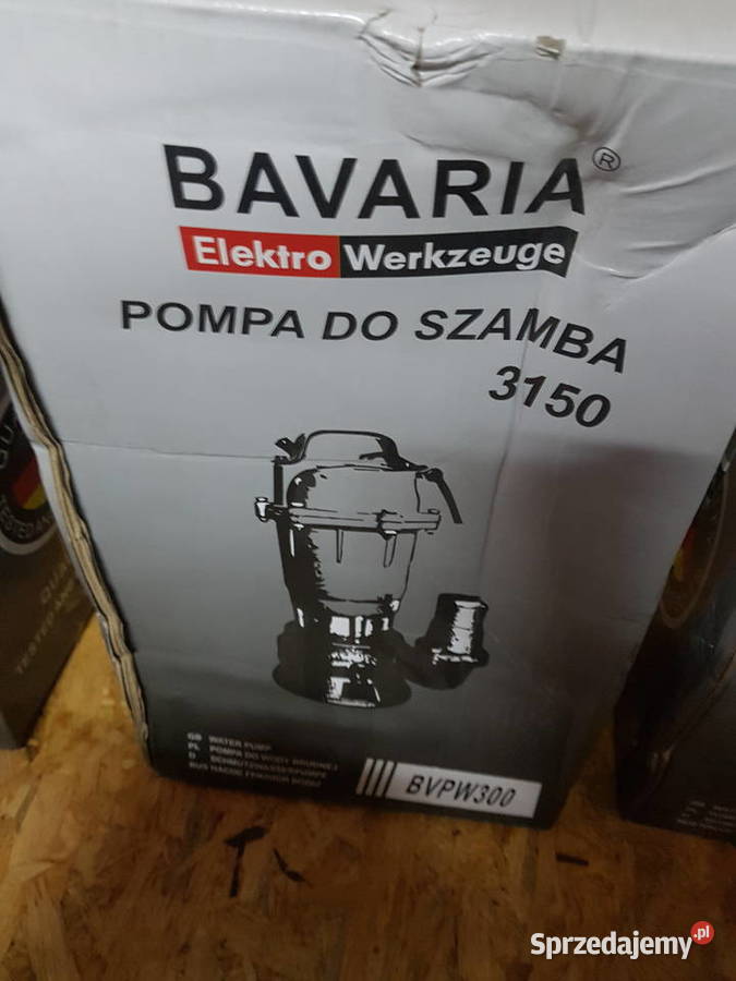 POMPA DO WODY SZAMBA 2 3150W ZŁACZKI Bavaria Głogowa