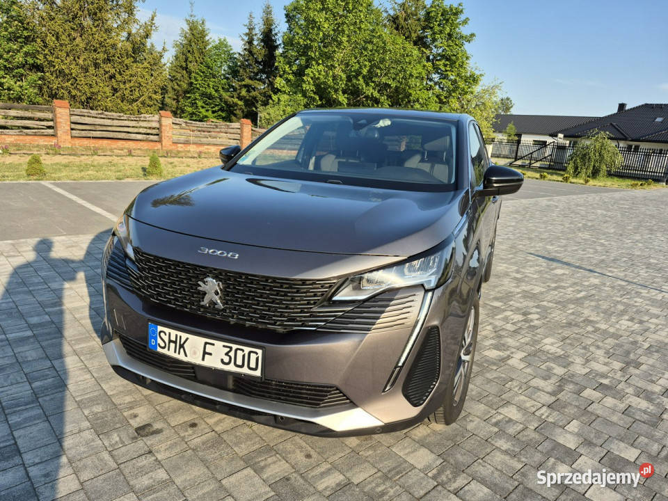 Peugeot 3008 15hdi manual KAMERA ALCANTARA światła przeciwmgielne lubelskie Drelów