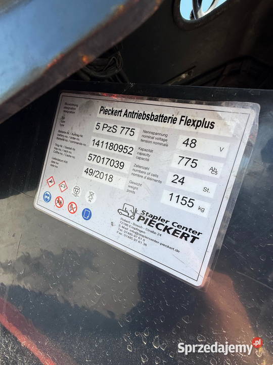 wózek widłowy elektryczny LINDE E20P 310m wolny Działoszyn