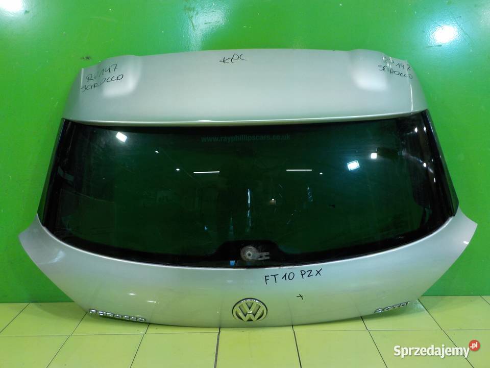 VW SCIROCCO 20 TDI 10r COUPE 2D klapa tyl Suków sprzedam