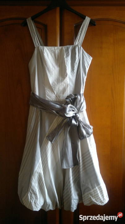 Sukienka Studniówka Wesele szafy szary/srebrny mazowieckie Warszawa