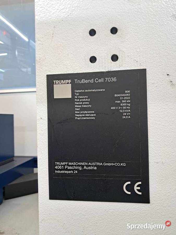 TRUMPF TruBend Cell 7000 pomorskie Gdańsk