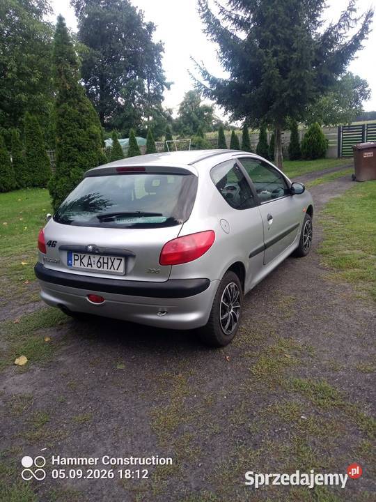 Sprzedam Peugeota 206 196km Opatówek