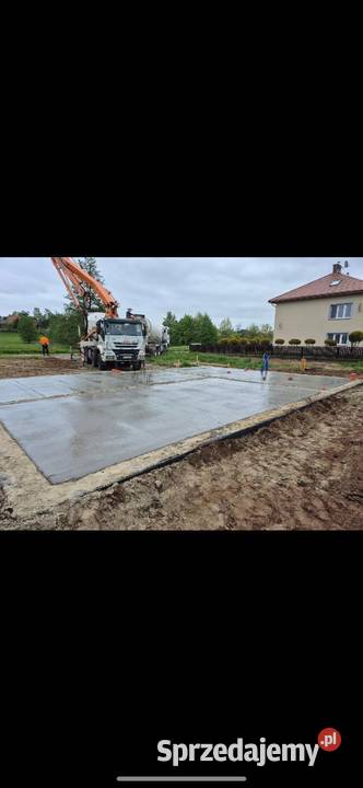 Działka budowlana z mediami i rozpoczętą budową Sprzedaż