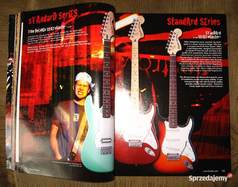 Fender Frontline 2003 katalog Gitary i akcesoria