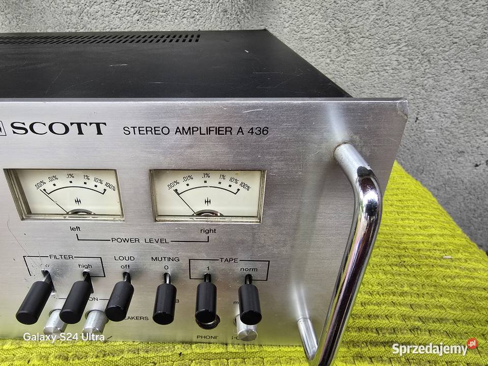 wzmacniacz scott a436 vintage usa 70s Chełm Śląski