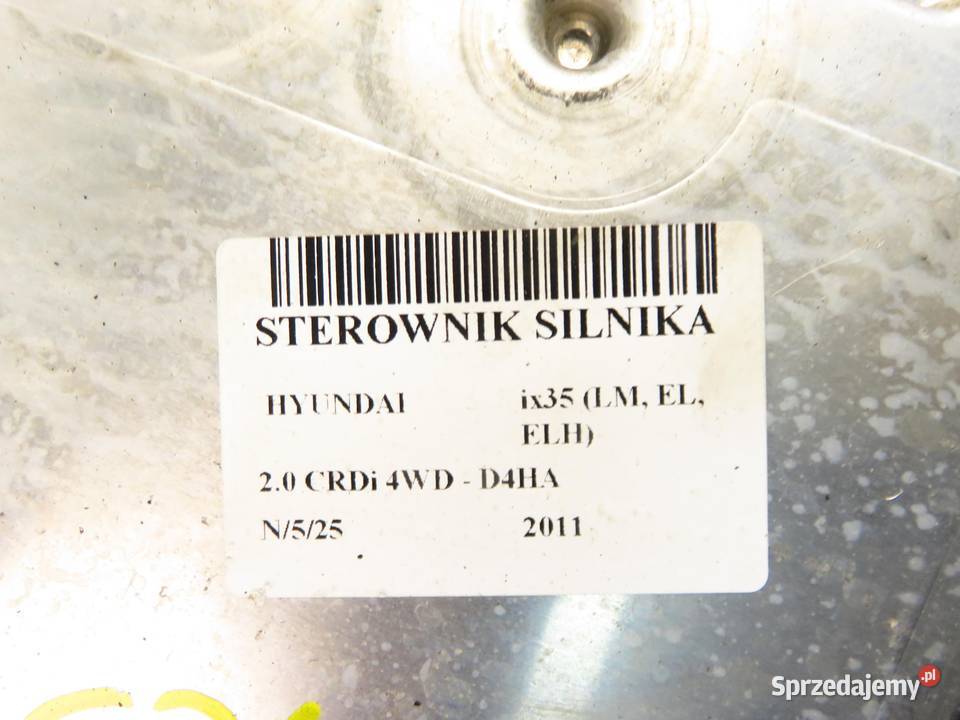 STEROWNIK HYUNDAI ix35 20 CRDi 391012F200 Komputery