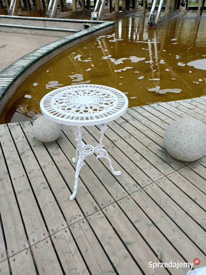 STÓŁ ROMANTIC 565mm ŻELIWNY OGRODOWY MEBLE 56cm Gołdap