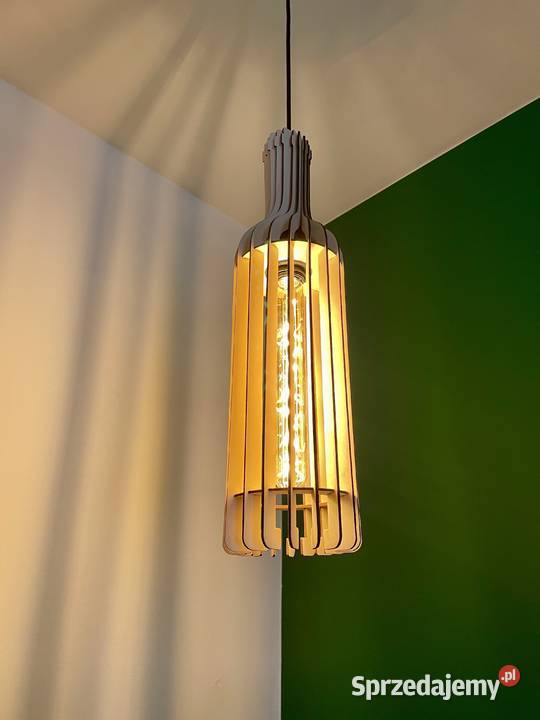 Abażur drewniany lampa dekoracyjna w kształcie Tarnów