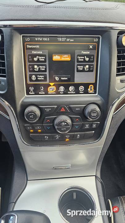 Jeep Grand Cherokee 57 V8 Overland czujnik parkowania