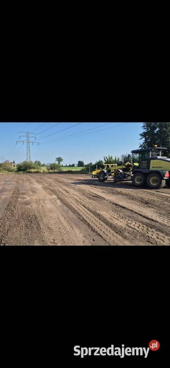 Wynajem Równiarki Drogowej z Systemem usługi budowlane